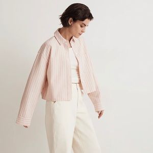 The Signature Oxford Crop Shirt